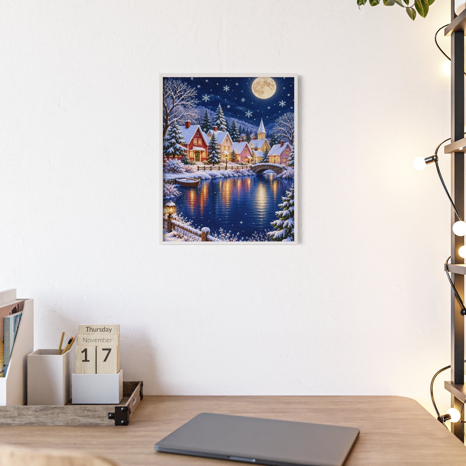 Winter Wonderland Village Framed Poster - Image 44