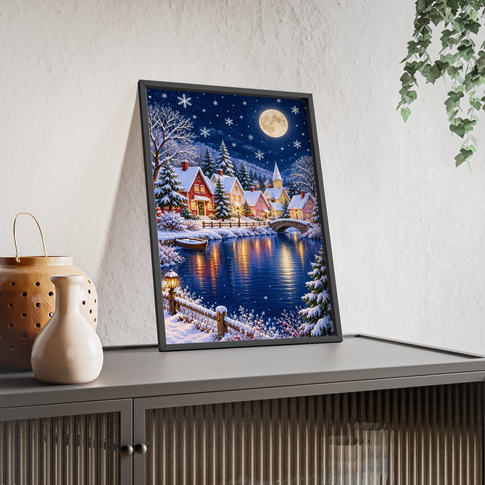 Winter Wonderland Village Framed Poster - Image 79