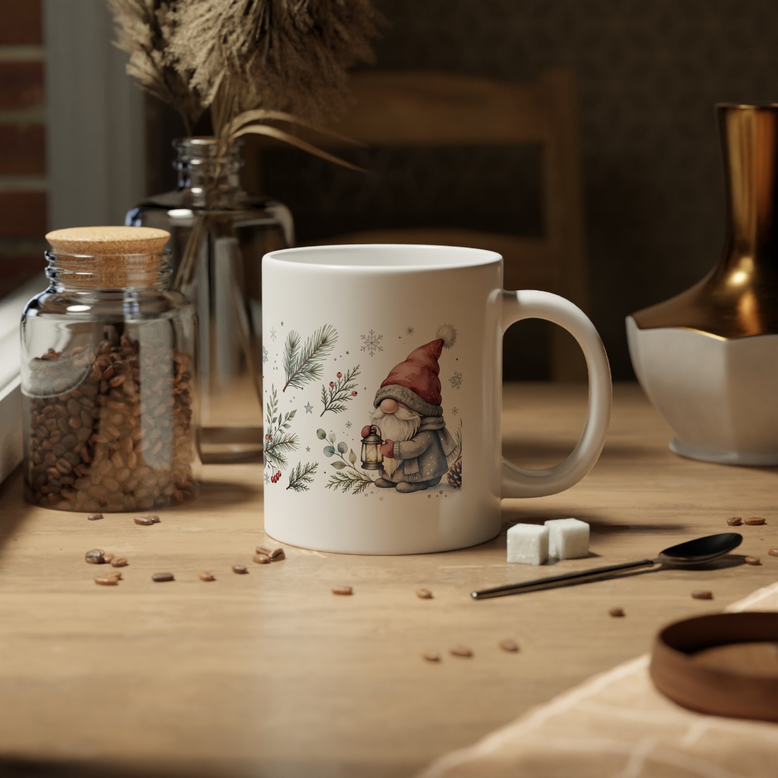 Christmas Gnome 20oz Jumbo Mug - Image 5