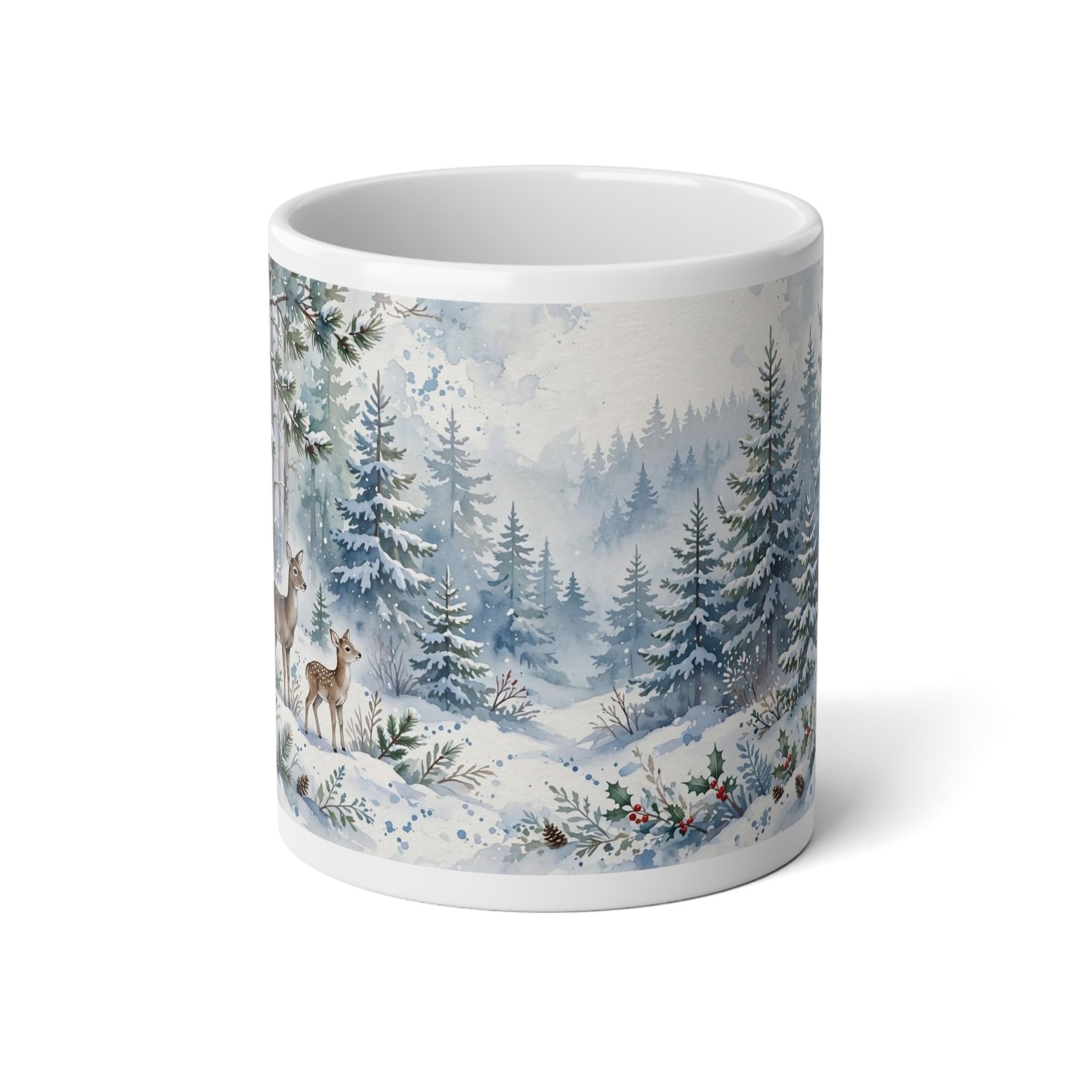 20oz Winter Wonderland Forest Mug - Image 2