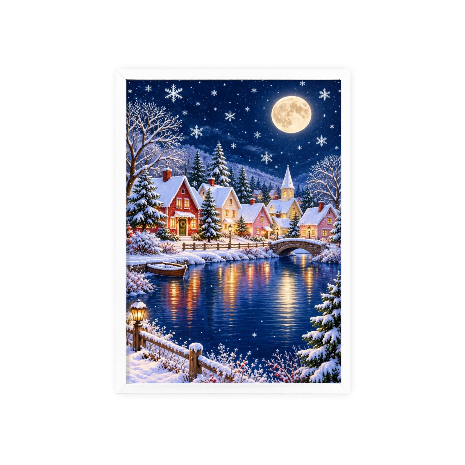 Winter Wonderland Village Framed Poster - Image 117