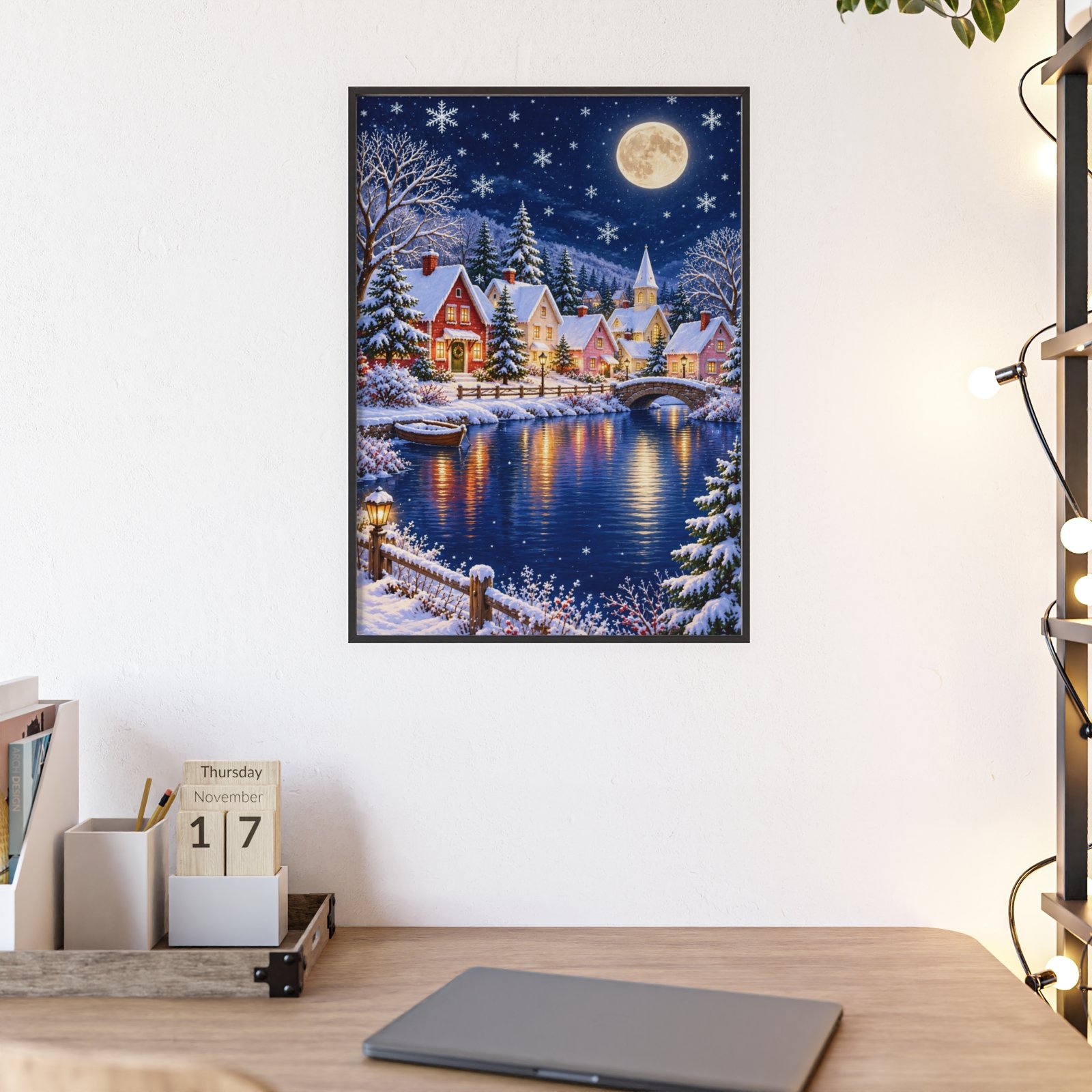 Winter Wonderland Village Framed Poster - Image 56