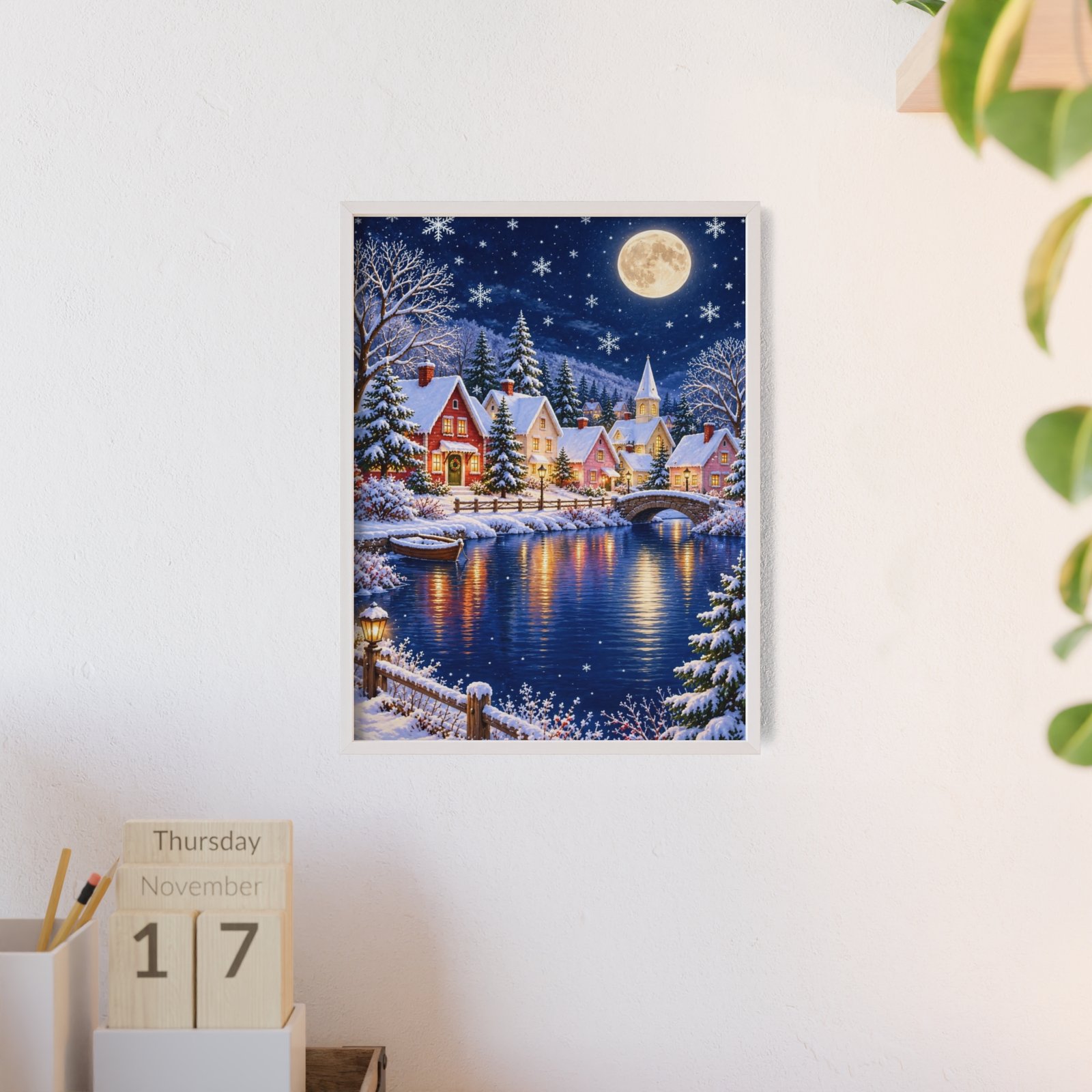 Winter Wonderland Village Framed Poster - Image 24