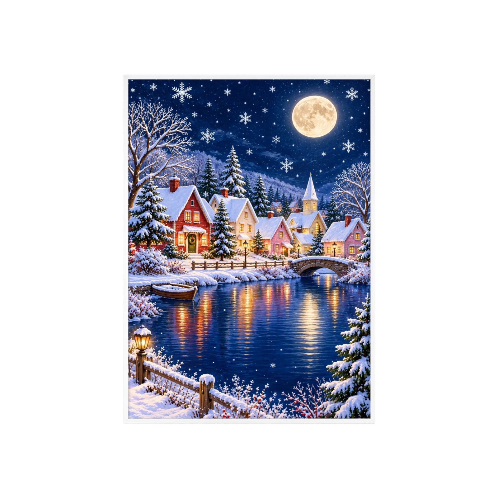 Winter Wonderland Village Framed Poster - Image 65