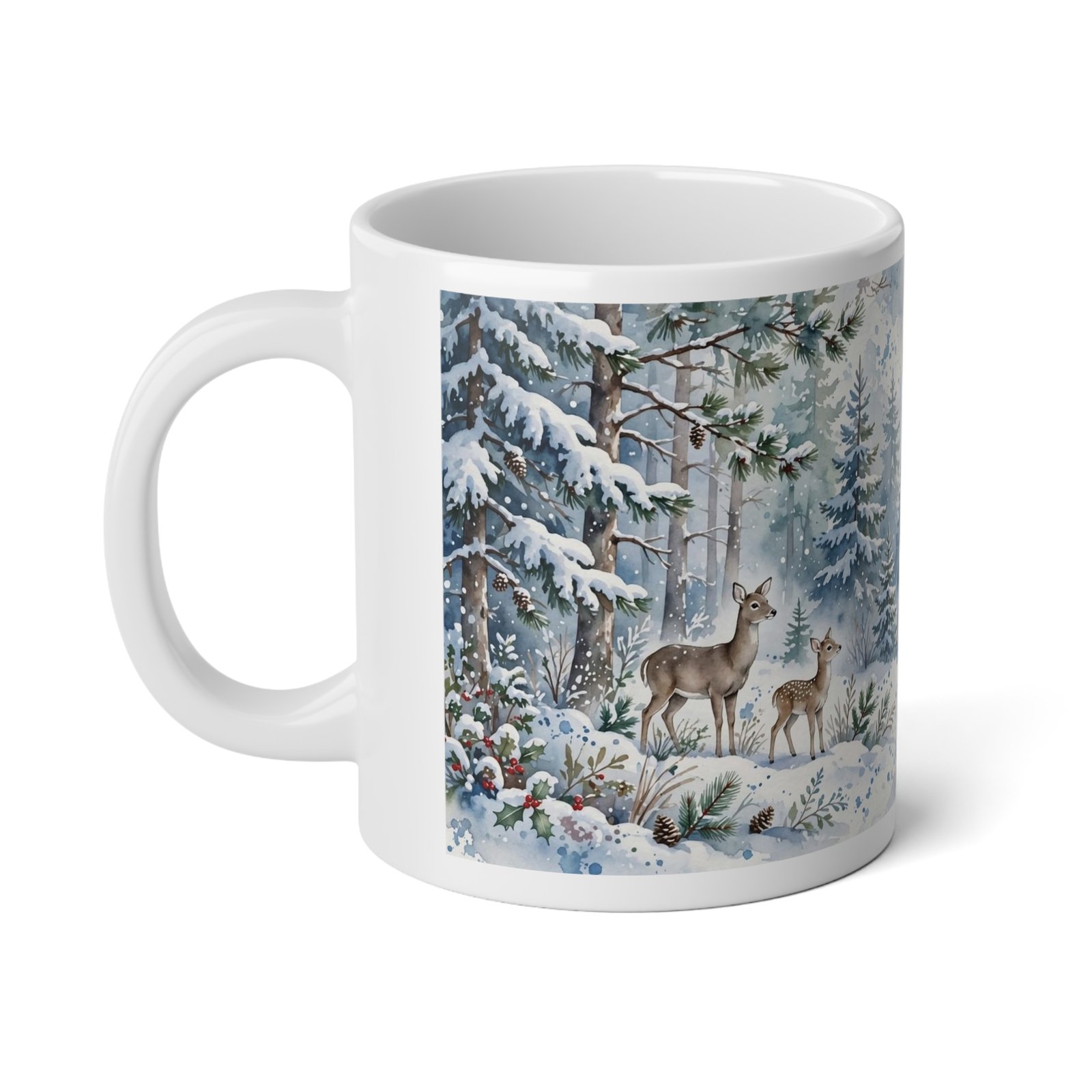 20oz Winter Wonderland Forest Mug - Image 3