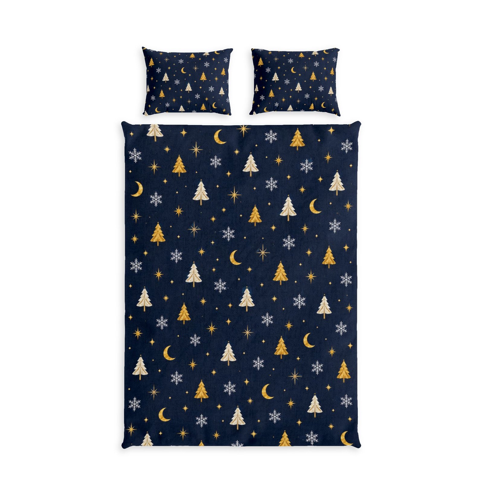 Winter Wonderland Christmas Tree Cotton Bed Set - Image 7