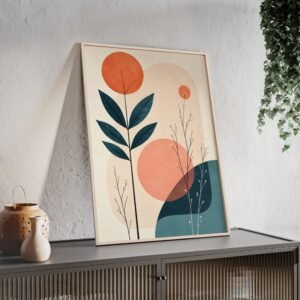 Whispers of Solstice in a Sunlit Garden Minimalist Framed Poster