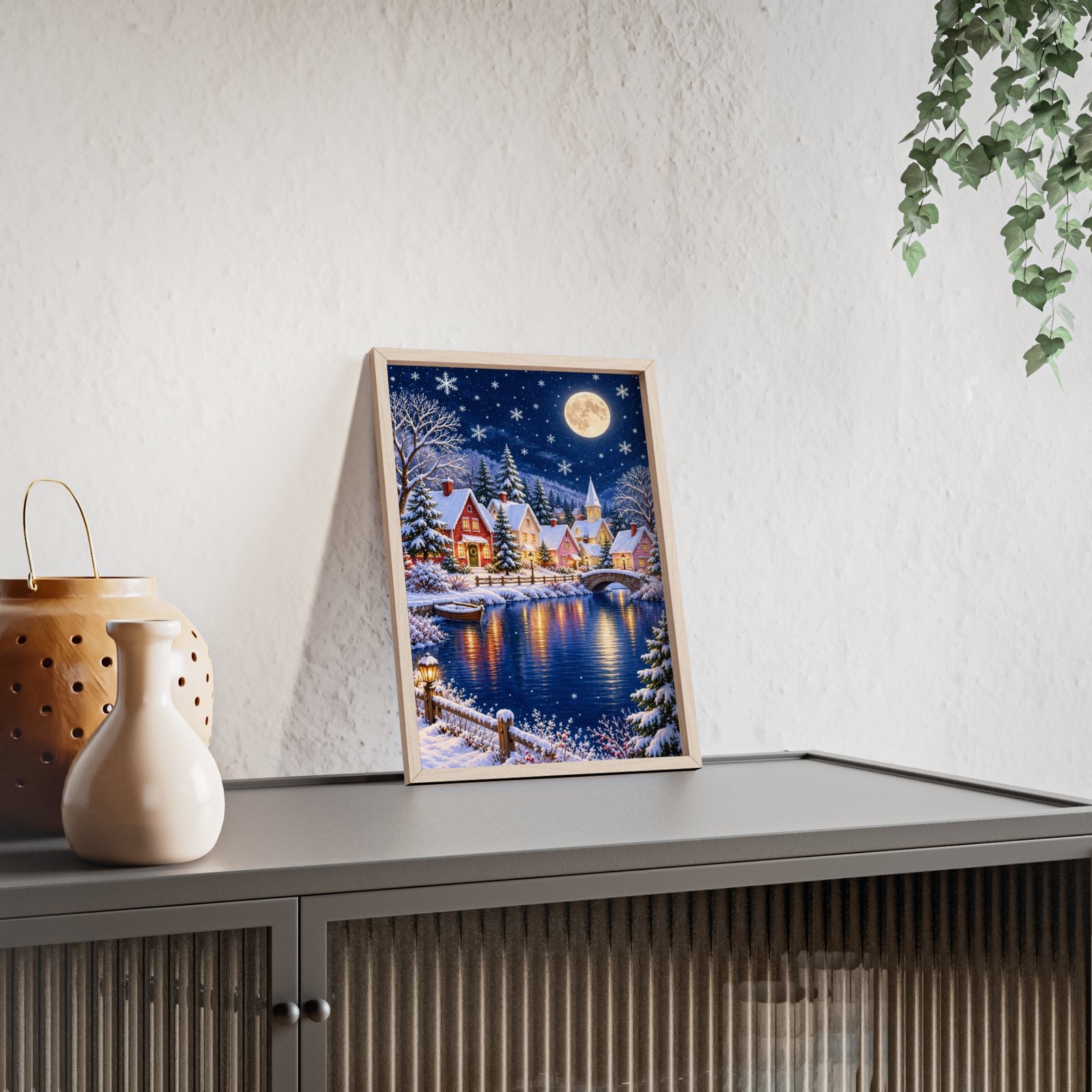 Winter Wonderland Village Framed Poster - Image 107