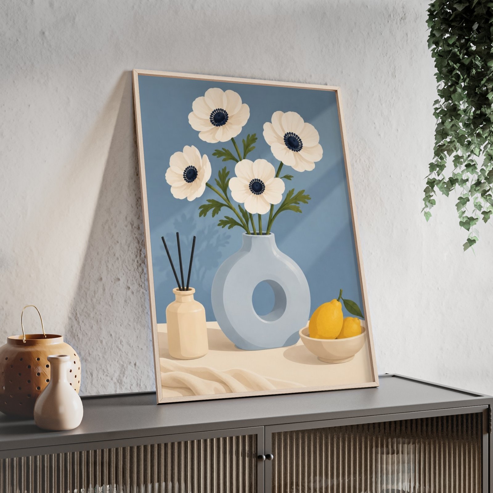 Framed Floral Still Life Poster - Image 2