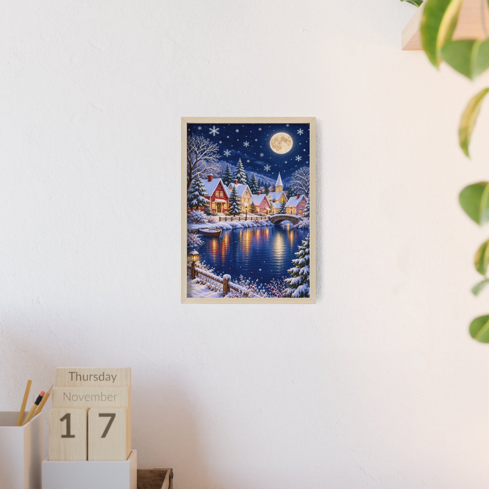 Winter Wonderland Village Framed Poster - Image 108