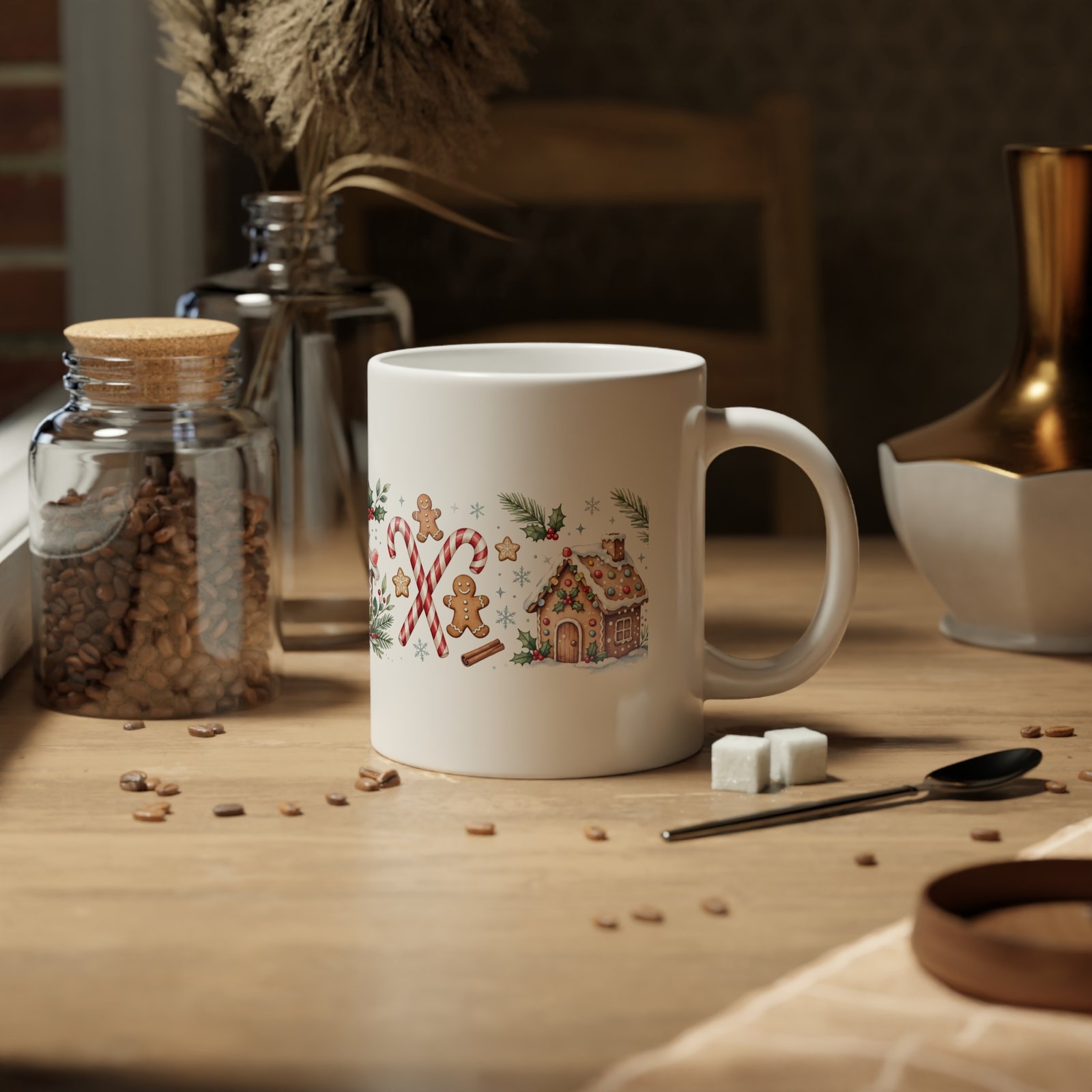 Christmas Gingerbread House Jumbo Mug - Image 5
