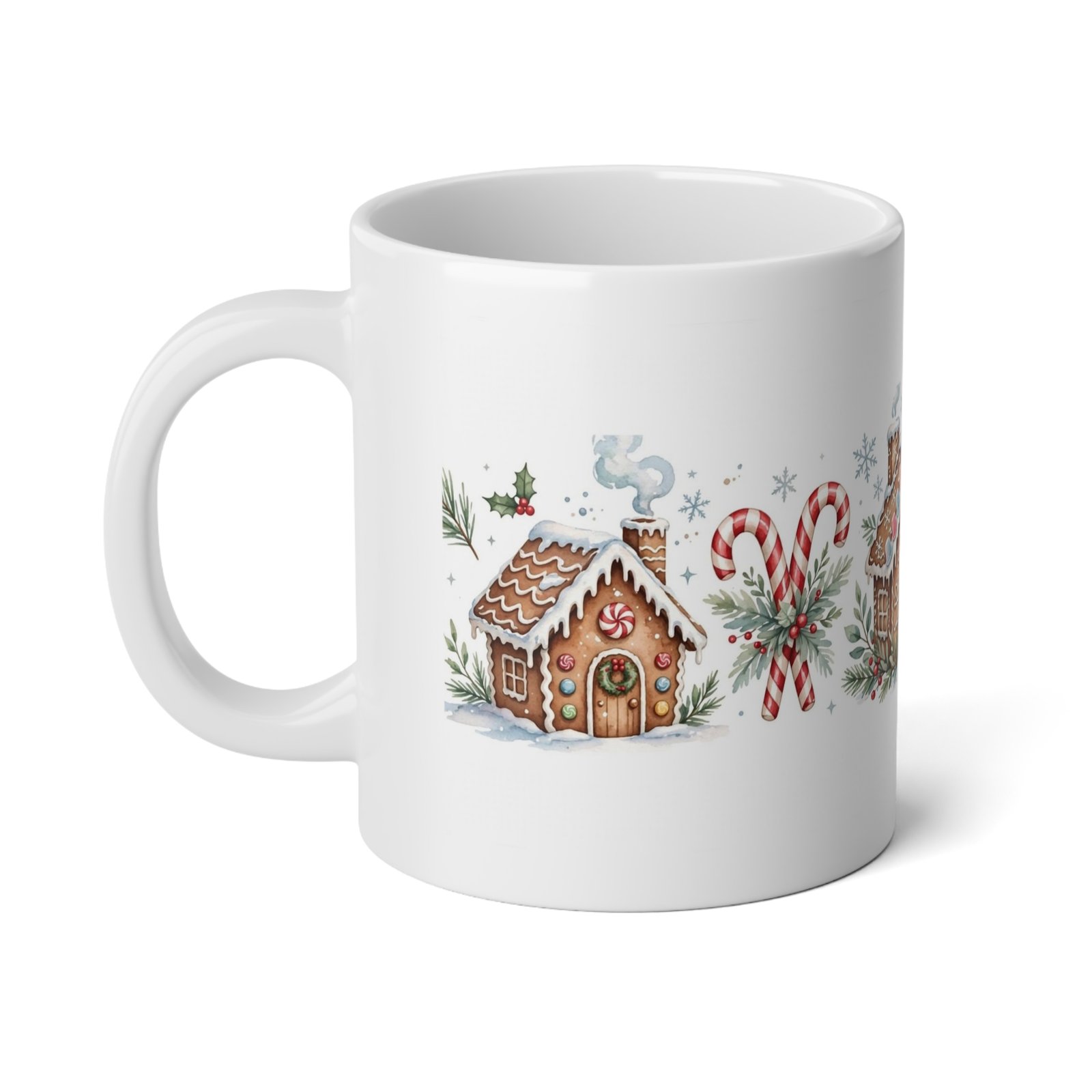 Christmas Gingerbread House Jumbo Mug - Image 3