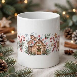 Christmas Gingerbread House Jumbo Mug