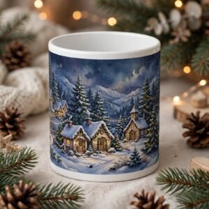 Winter Village 20oz Jumbo Mug