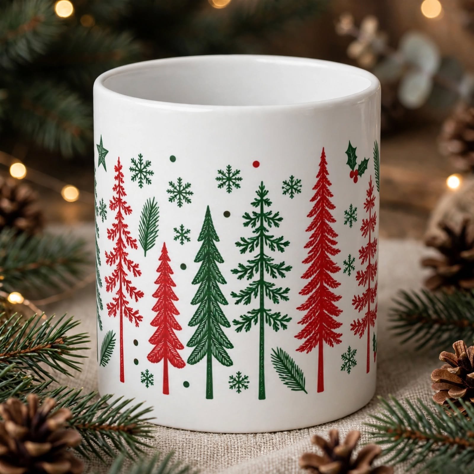 Christmas Tree Forest 20oz Jumbo Mug