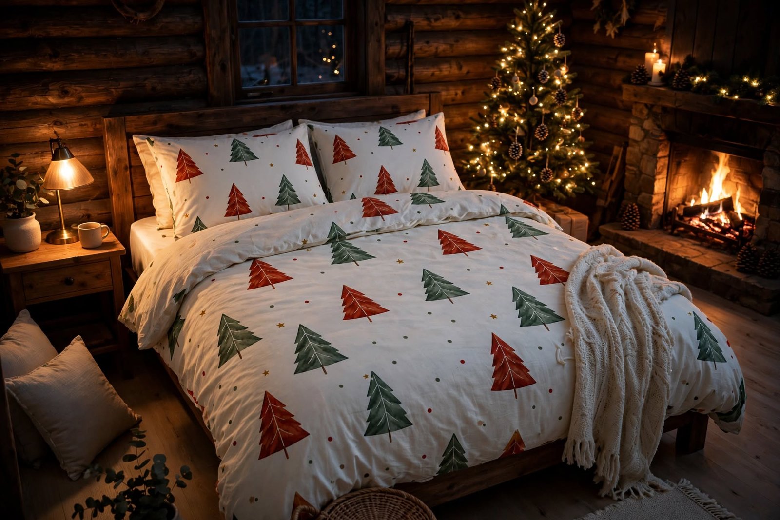 Christmas Tree Cotton Bed Set - Image 4