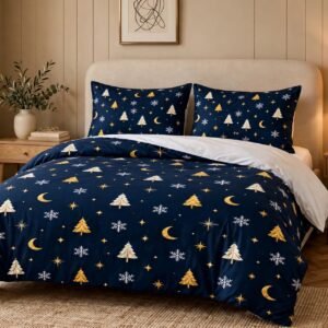 Winter Wonderland Christmas Tree Cotton Bed Set