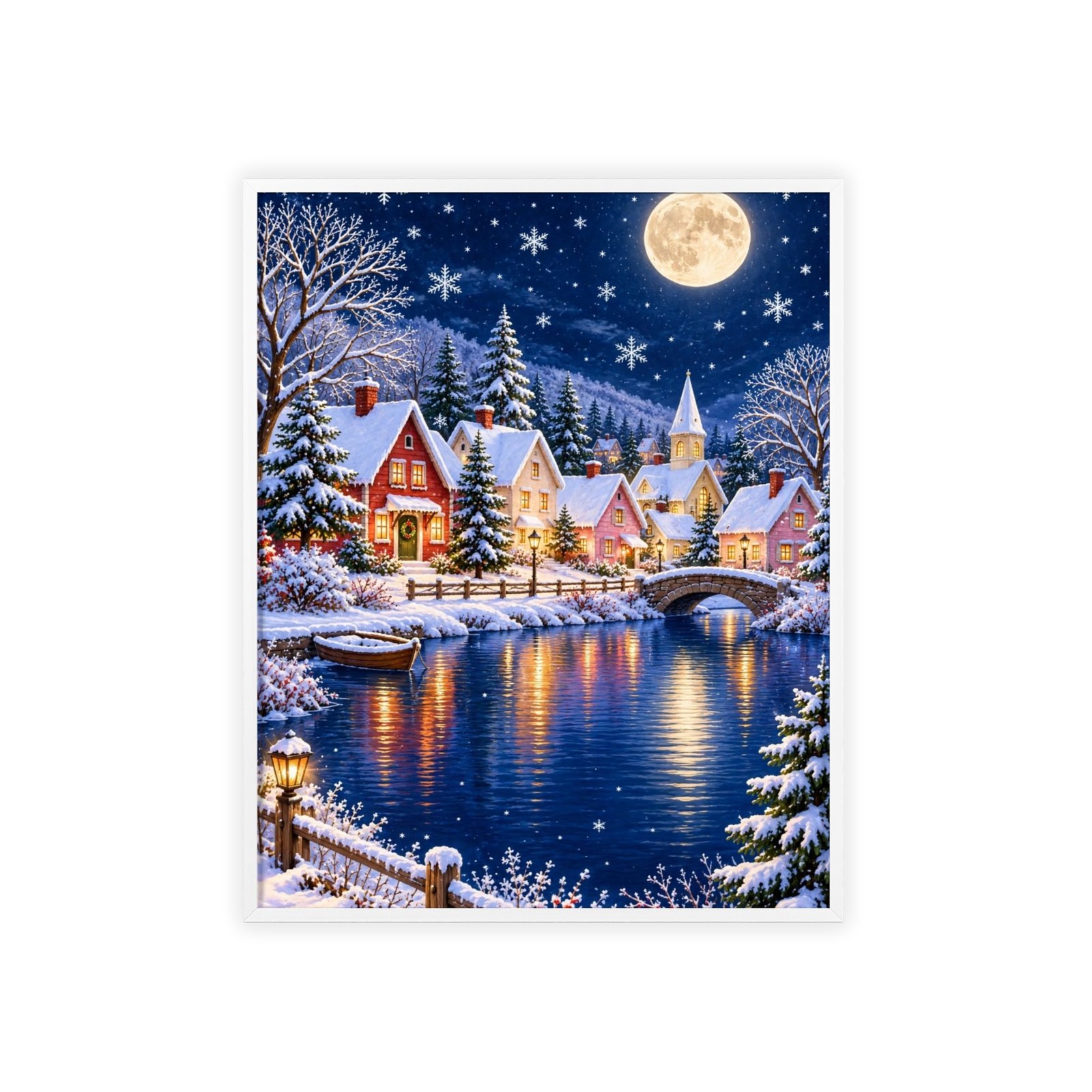 Winter Wonderland Village Framed Poster - Image 41