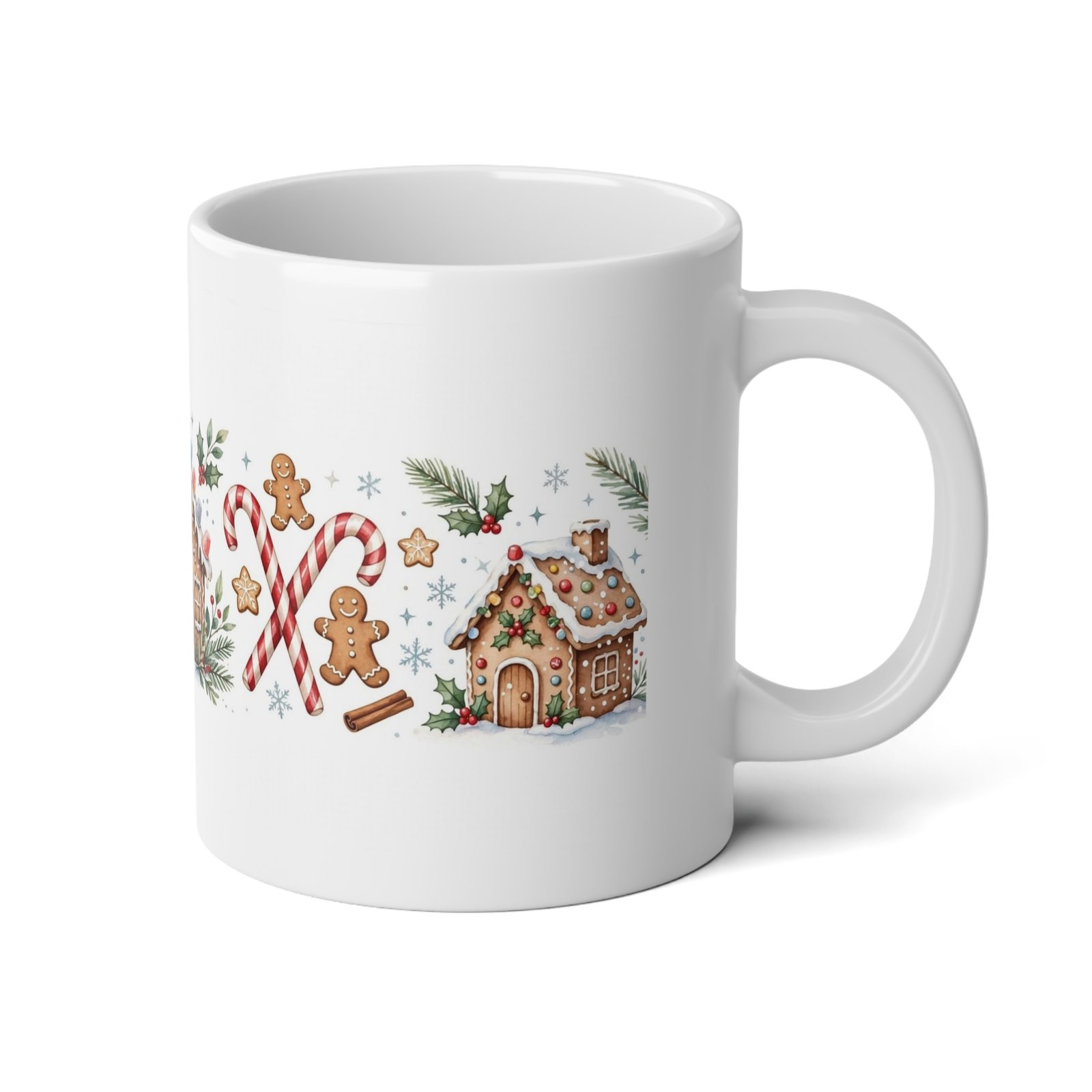 Christmas Gingerbread House Jumbo Mug - Image 4