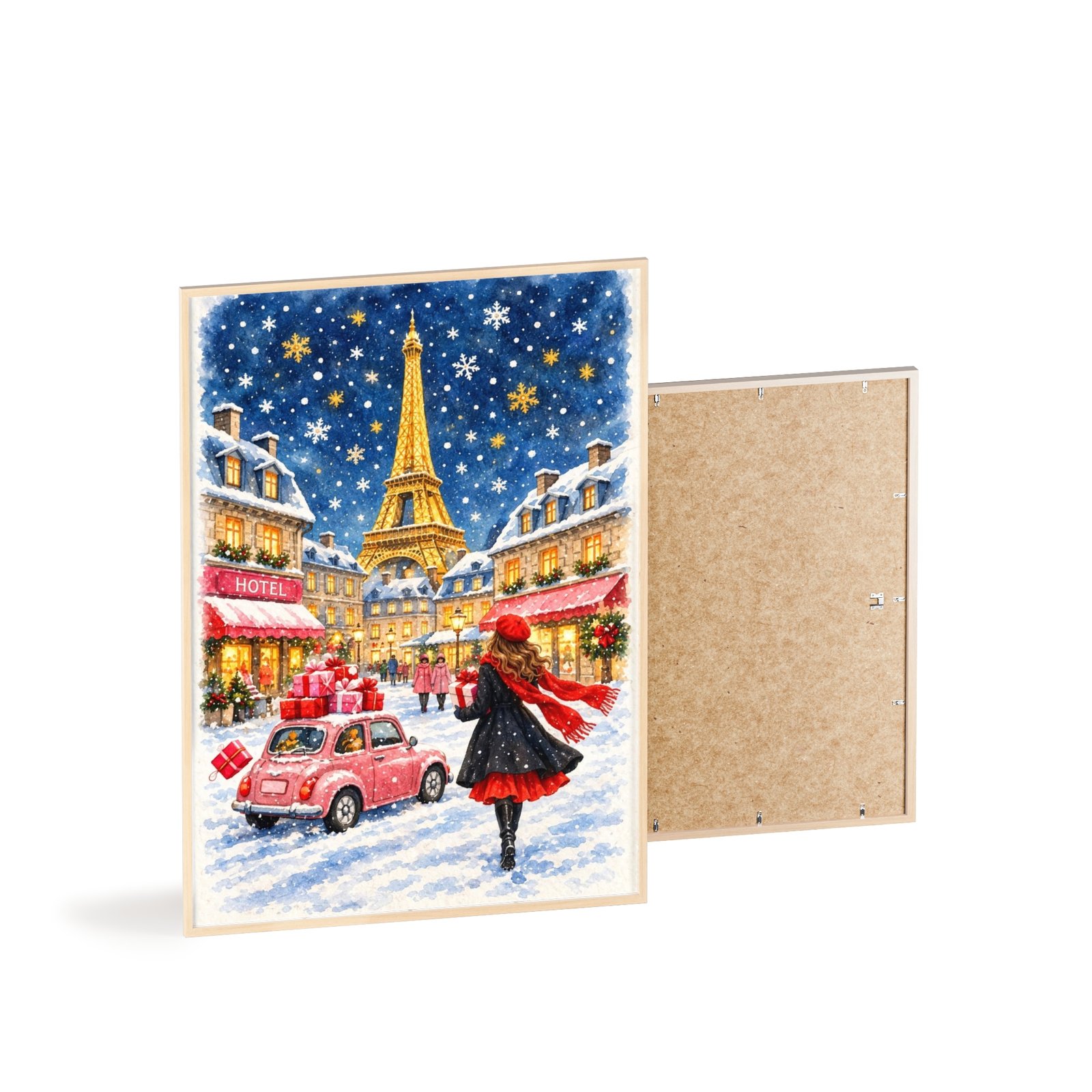 Paris Christmas Market Framed Poster - Image 4