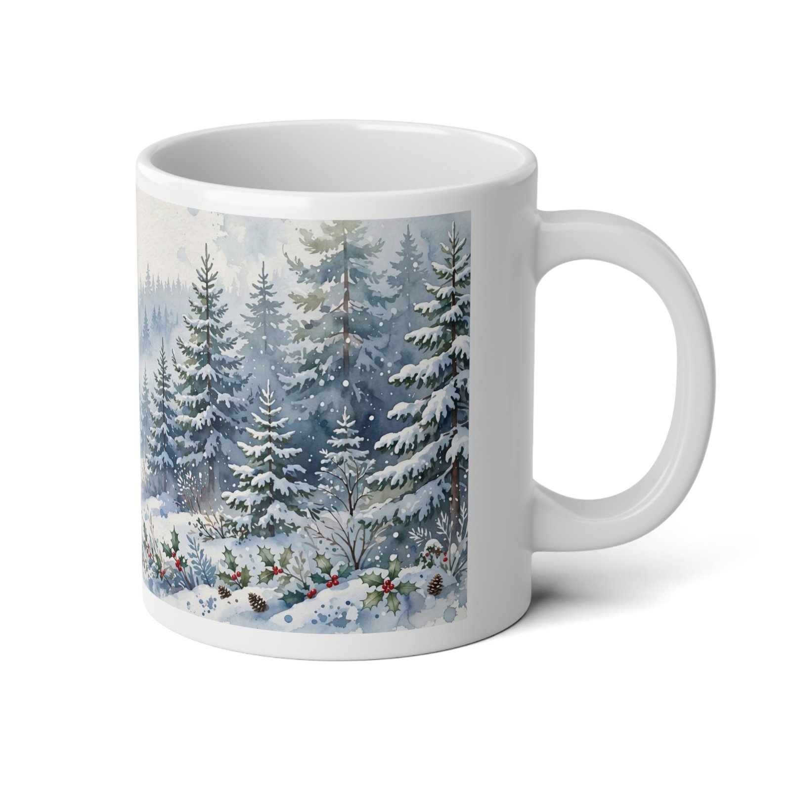 20oz Winter Wonderland Forest Mug - Image 4