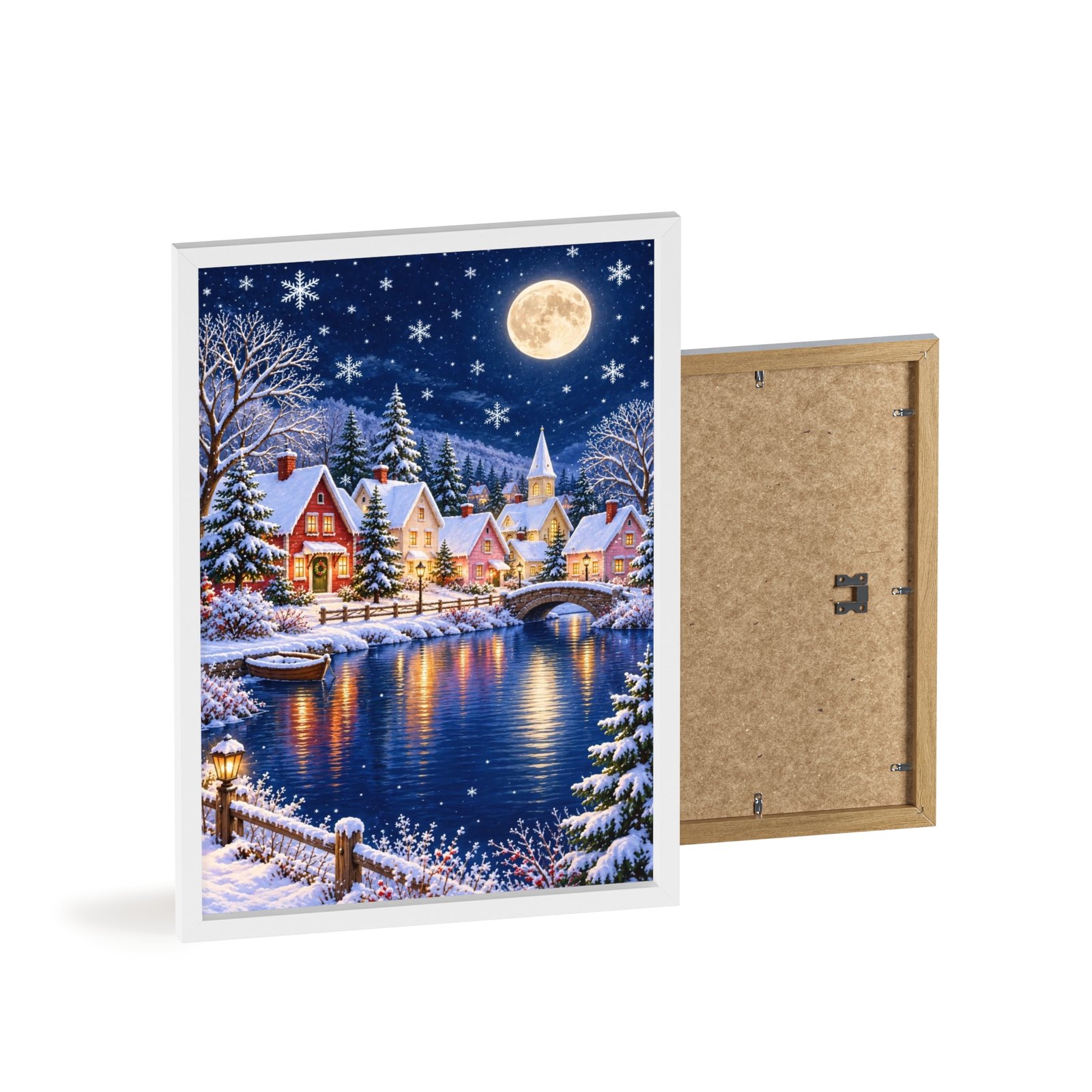 Winter Wonderland Village Framed Poster - Image 114