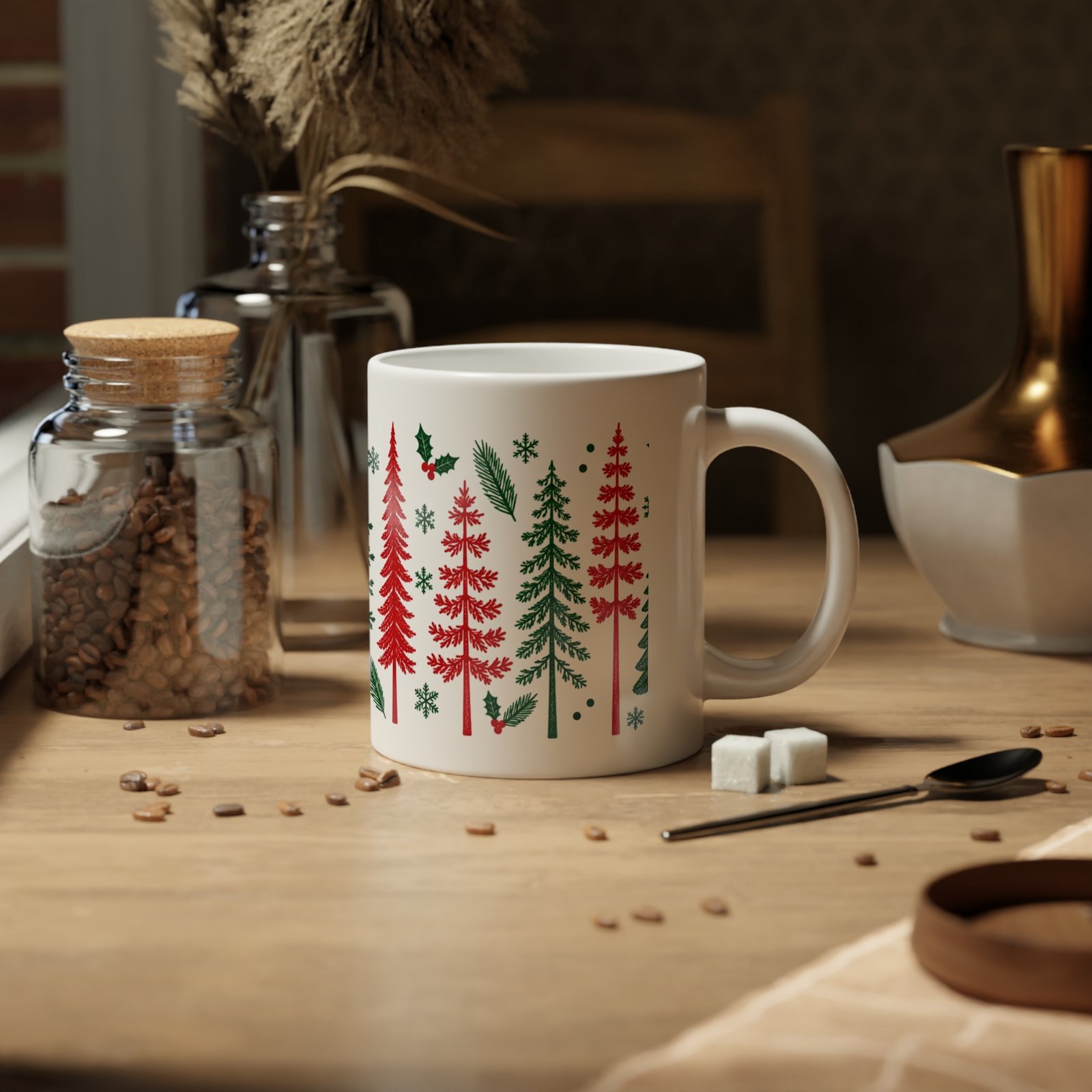 Christmas Tree Forest 20oz Jumbo Mug - Image 5