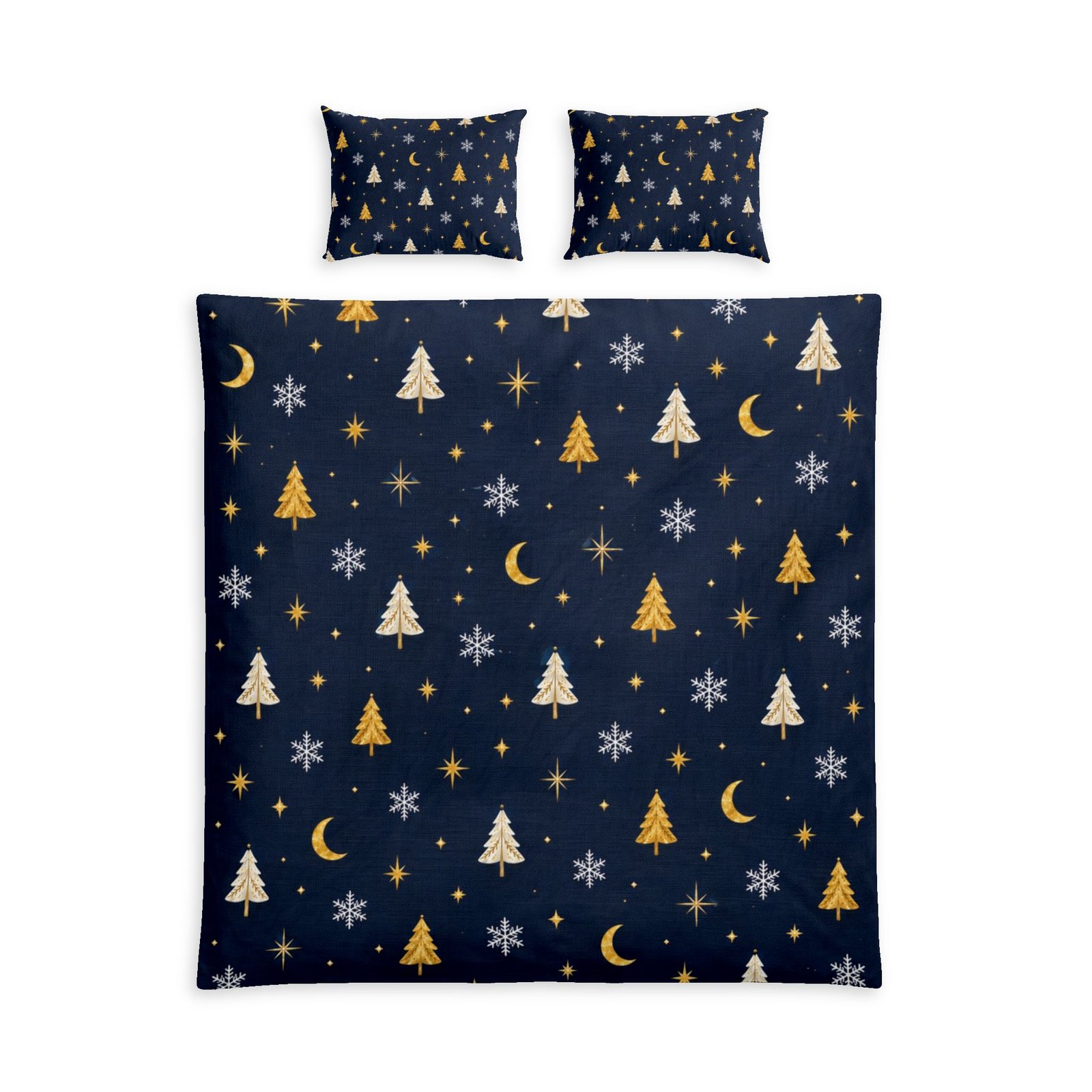 Winter Wonderland Christmas Tree Cotton Bed Set - Image 6