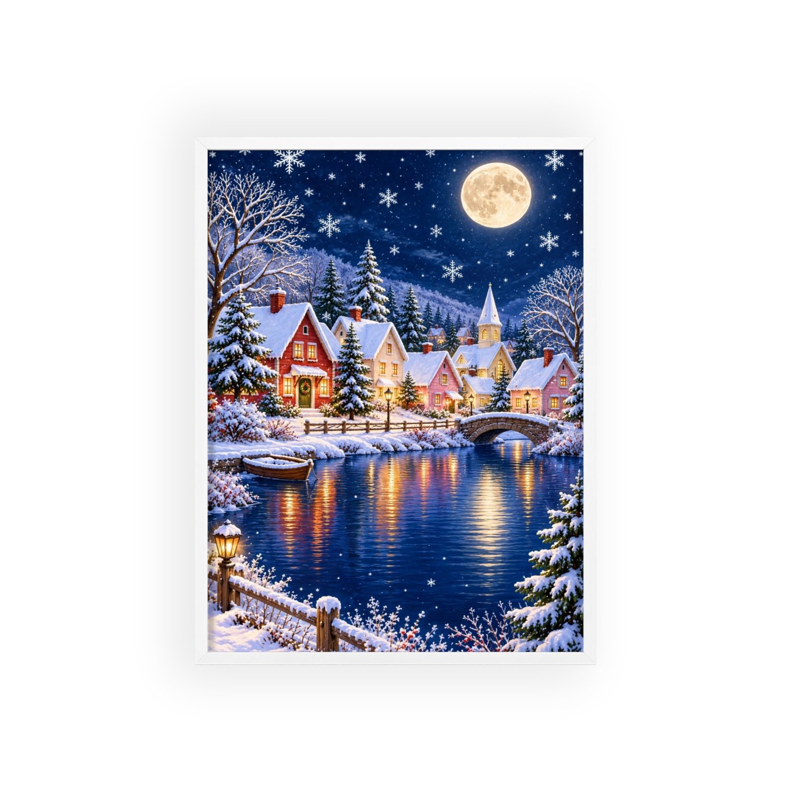 Winter Wonderland Village Framed Poster - Image 17