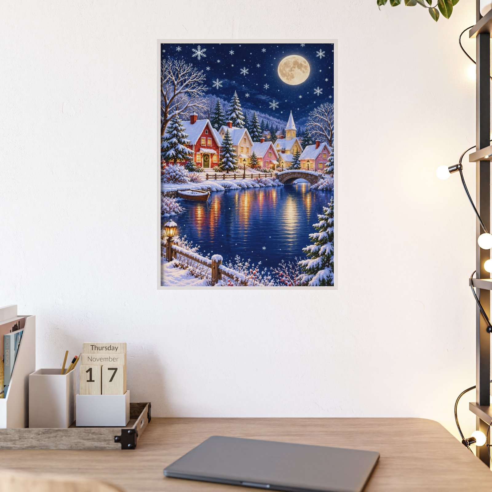 Winter Wonderland Village Framed Poster - Image 72