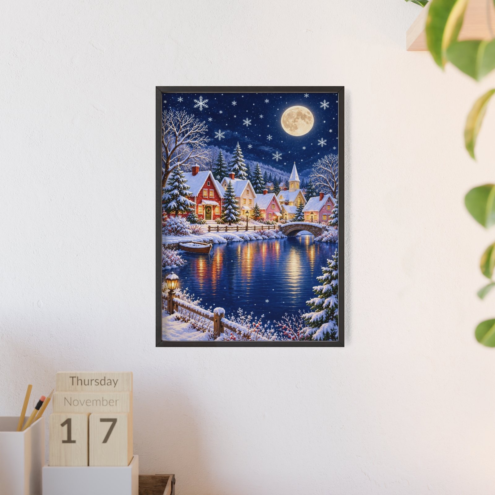 Winter Wonderland Village Framed Poster - Image 76