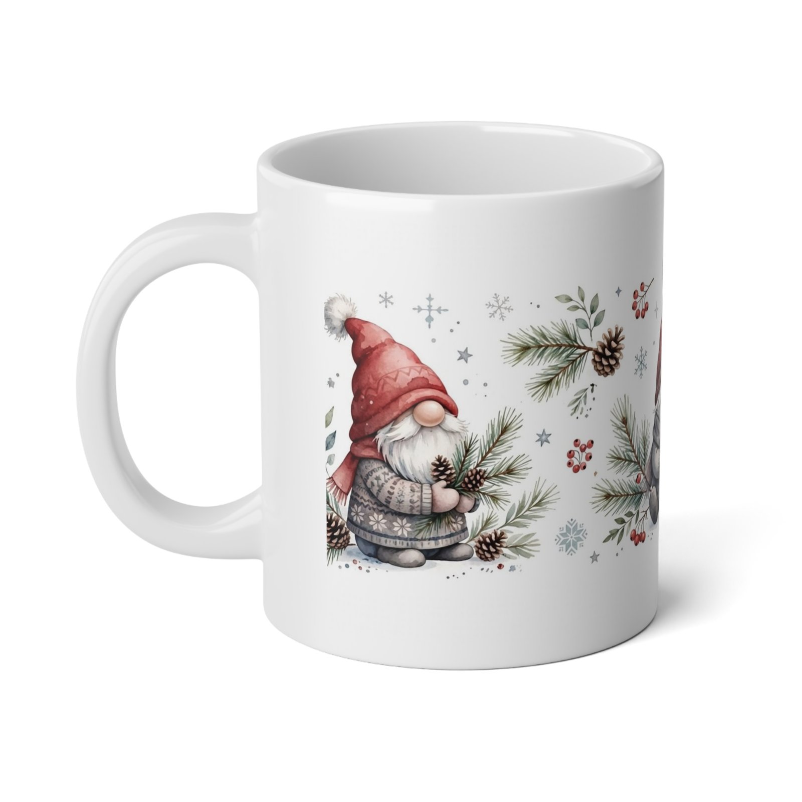 Christmas Gnome 20oz Jumbo Mug - Image 4