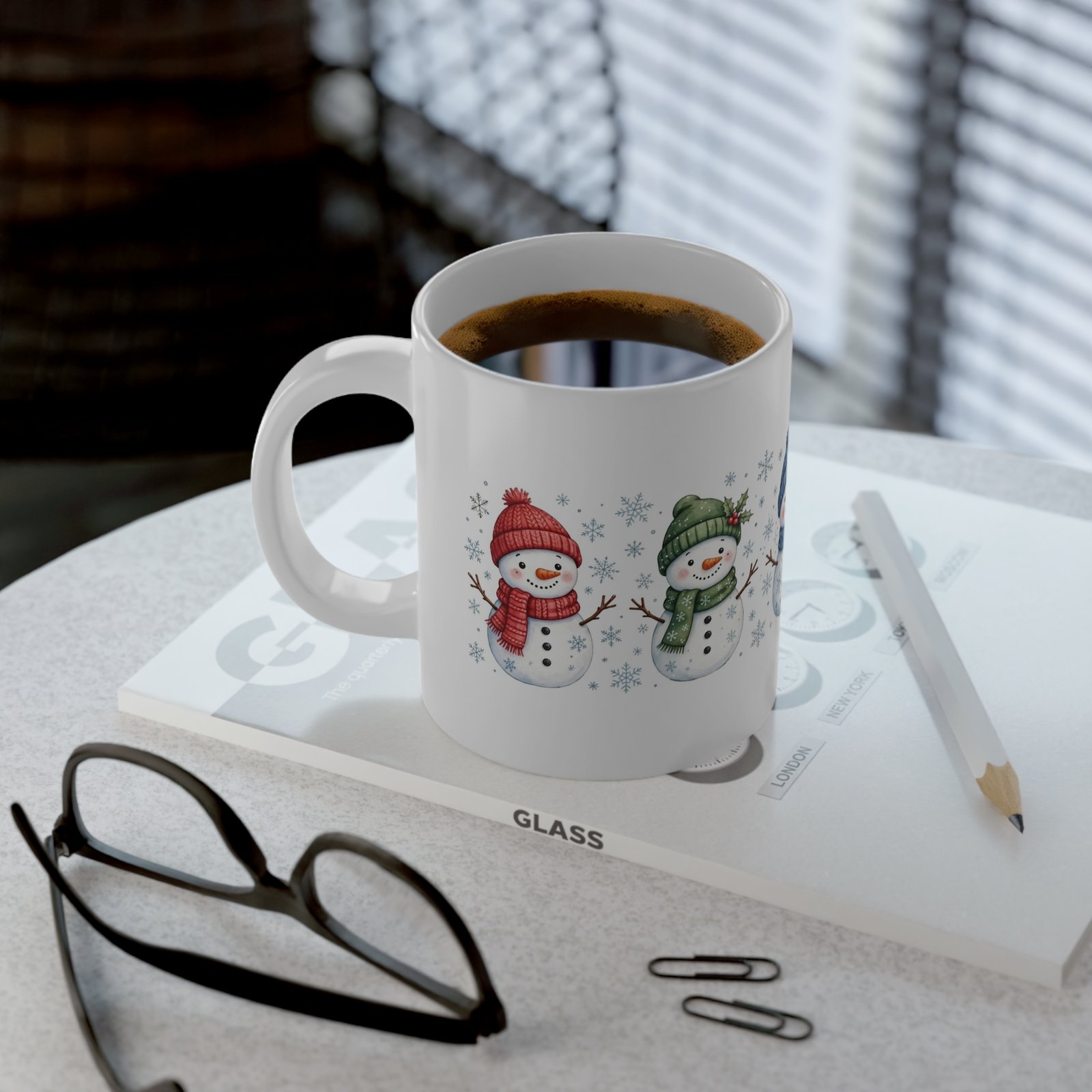 20oz Snowman Christmas Jumbo Mug - Image 6