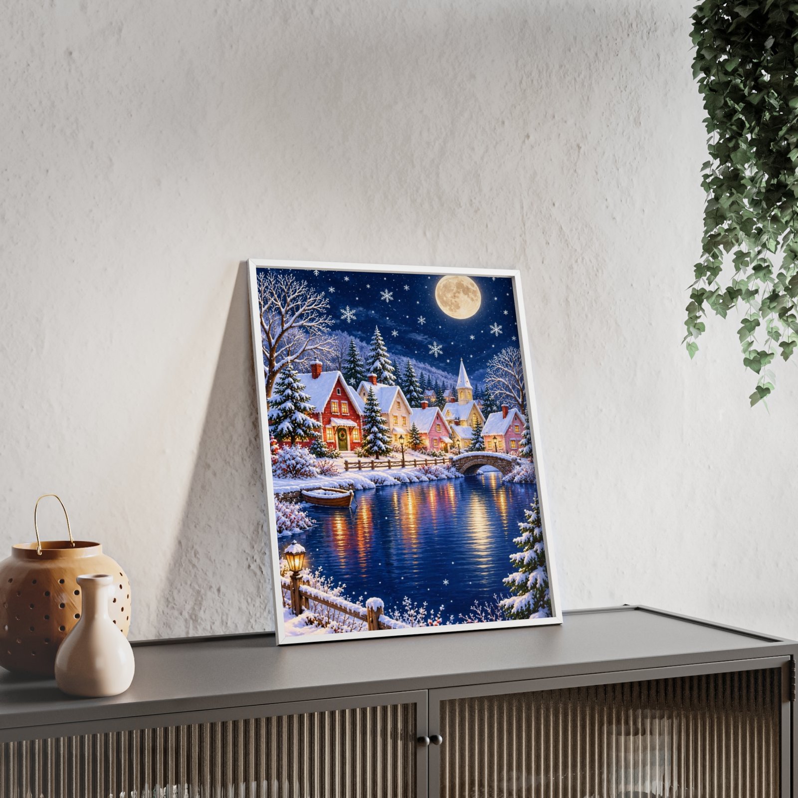 Winter Wonderland Village Framed Poster - Image 43