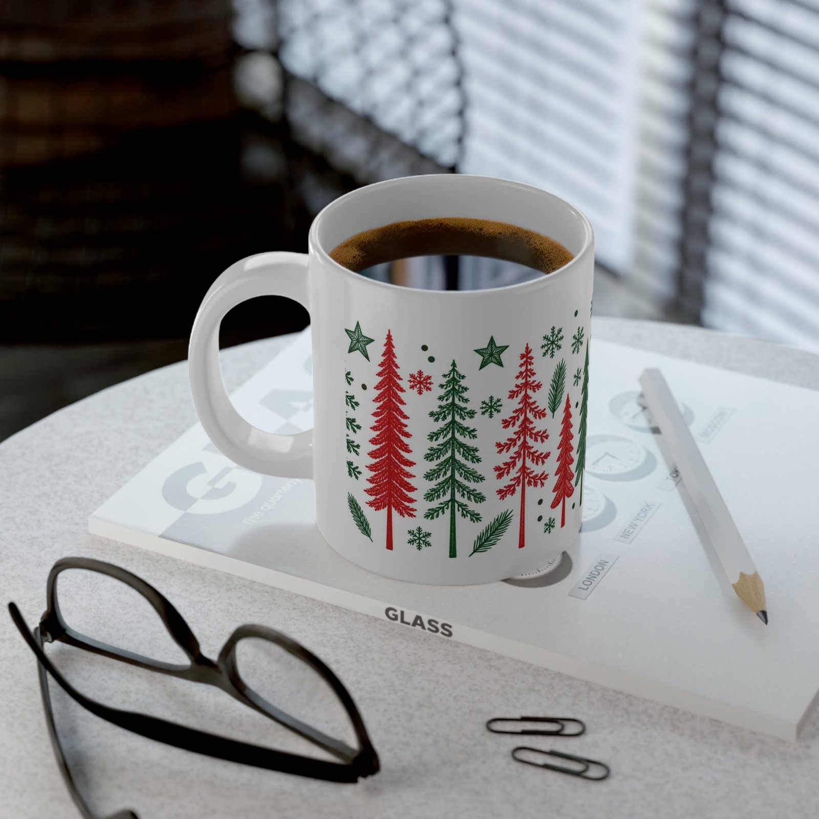 Christmas Tree Forest 20oz Jumbo Mug - Image 6