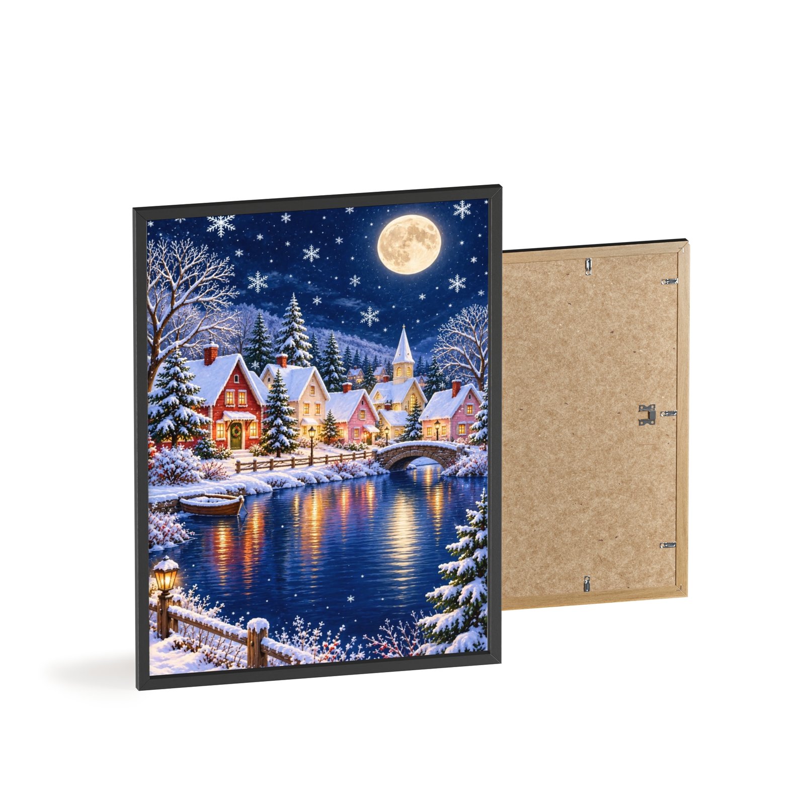 Winter Wonderland Village Framed Poster - Image 4