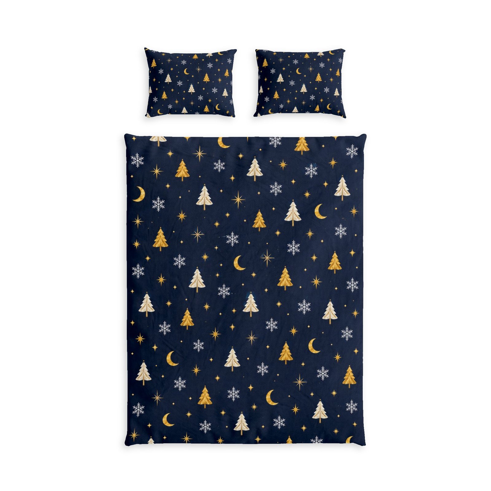 Winter Wonderland Christmas Tree Cotton Bed Set - Image 8