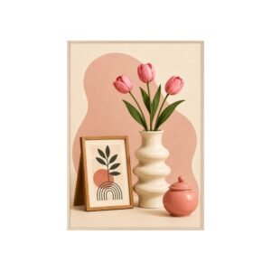 Framed Tulip Still Life Poster
