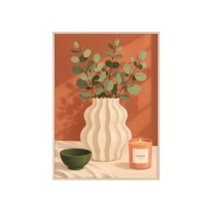 Botanical Vase Framed Poster